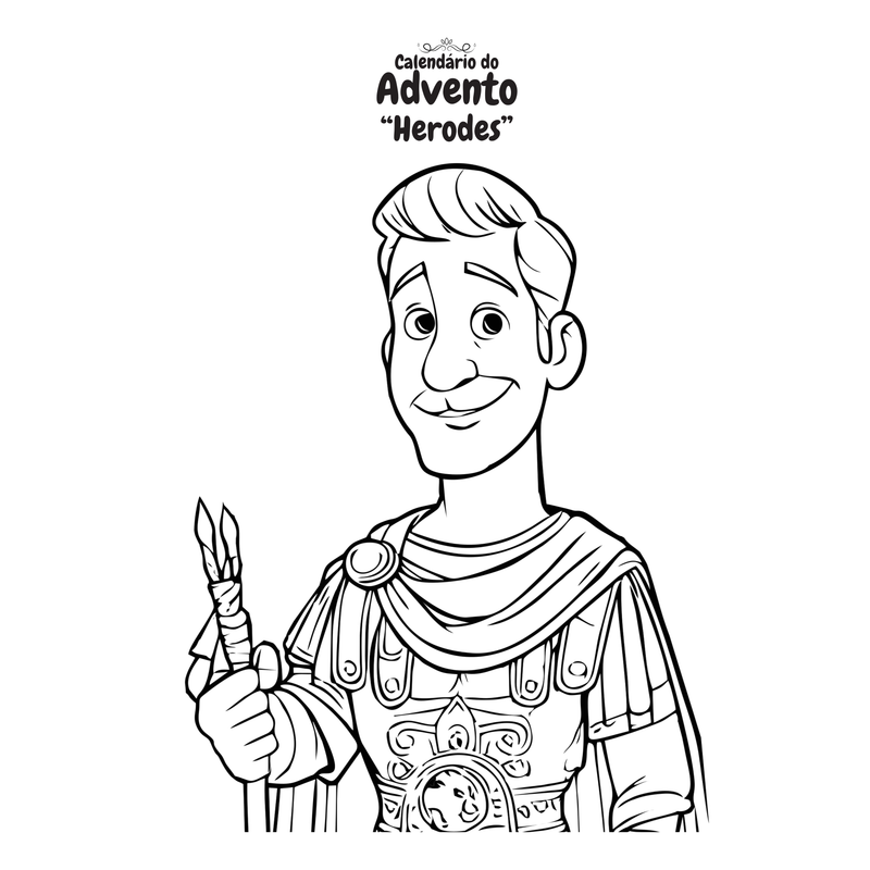 Livro para Colorir, Calendário do Advento