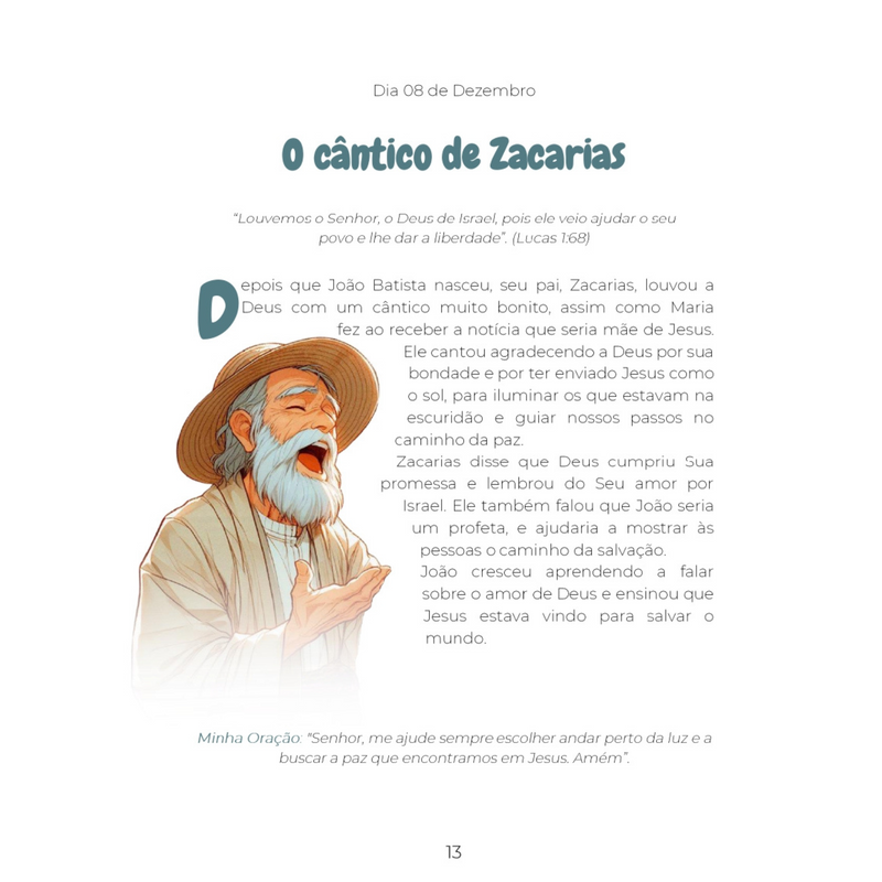 E-book Calendário do Advento - Uma Viagem pela história do nascimento de Jesus